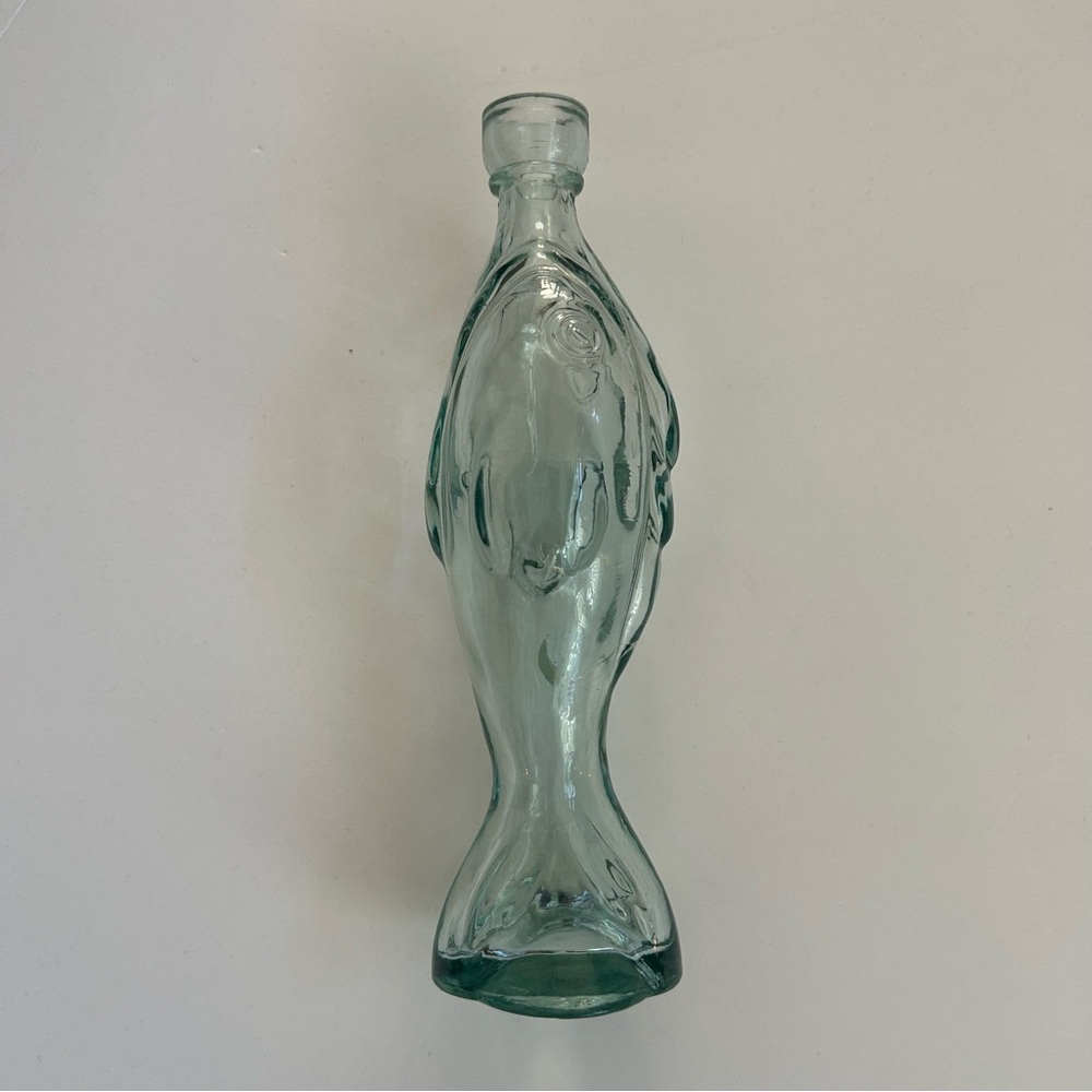 Unique Fish-Shaped Glass Bottle